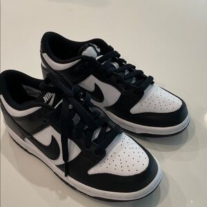 Nike Black and White Low-Top Sneakers